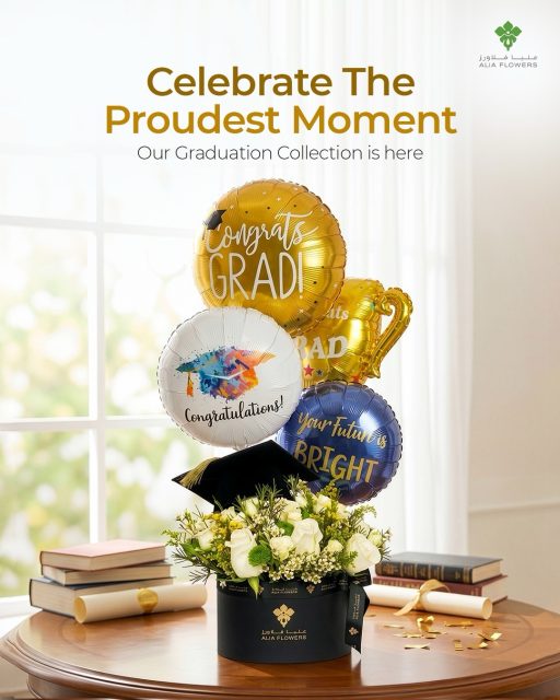 Celebrate the proudest moment of their journey 🎓✨
From sleepless nights to this big day, say “we’re proud of you” with flowers that speak from the heart.
Order from our Graduation Collection now and schedule delivery for their graduation date 🌸

#aliaflowers #graduation2026 #graduationgifts #graduationbahrain #graduationflowers